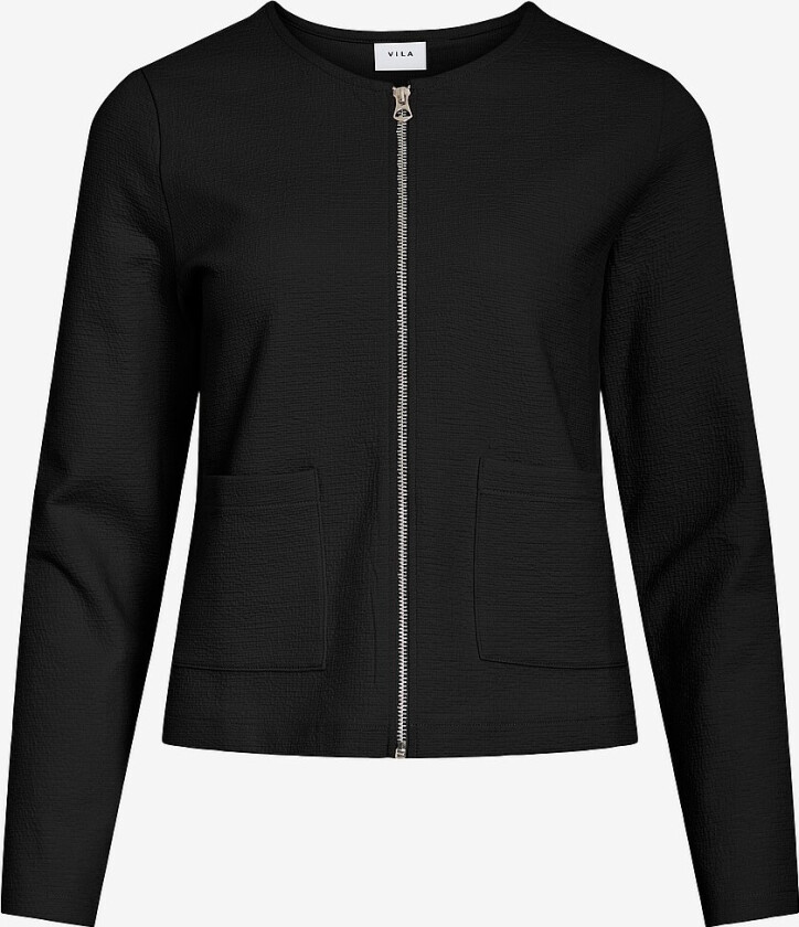 Kardigan viGarden L/S Short - Svart