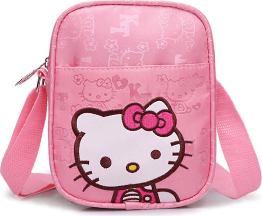 1 stk Rosa Mini Veske for Jenter, Søt Canvas Crossbody-Veske