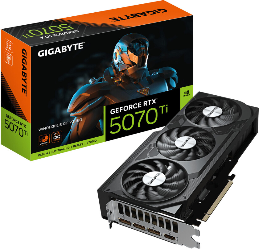 RTX 5070 Ti Windforce OC V2 Skjermkort - 16GB GDDR7