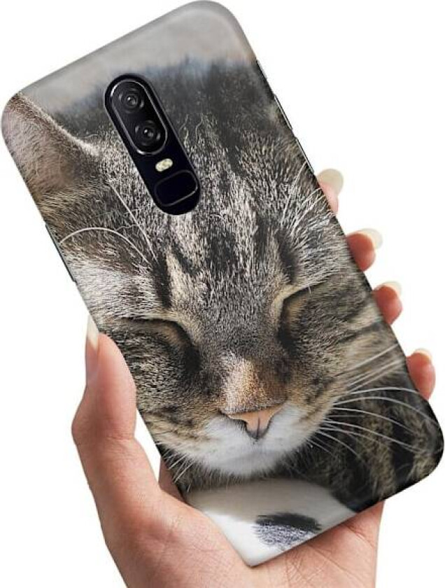OnePlus 7 Pro - Deksel/Mobildeksel Sovende Katt