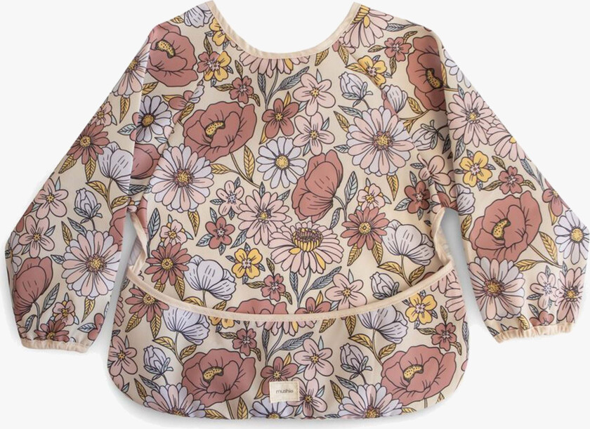 Langermet Smekke, Retro Flowers - Tåteflasker & Tilbehør - 100% Polyester