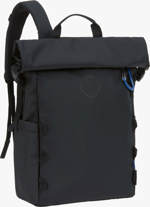 Outdoor Stelleveske Ryggsekk med Roll-top-åpning, Black - Stellevesker - Polyester