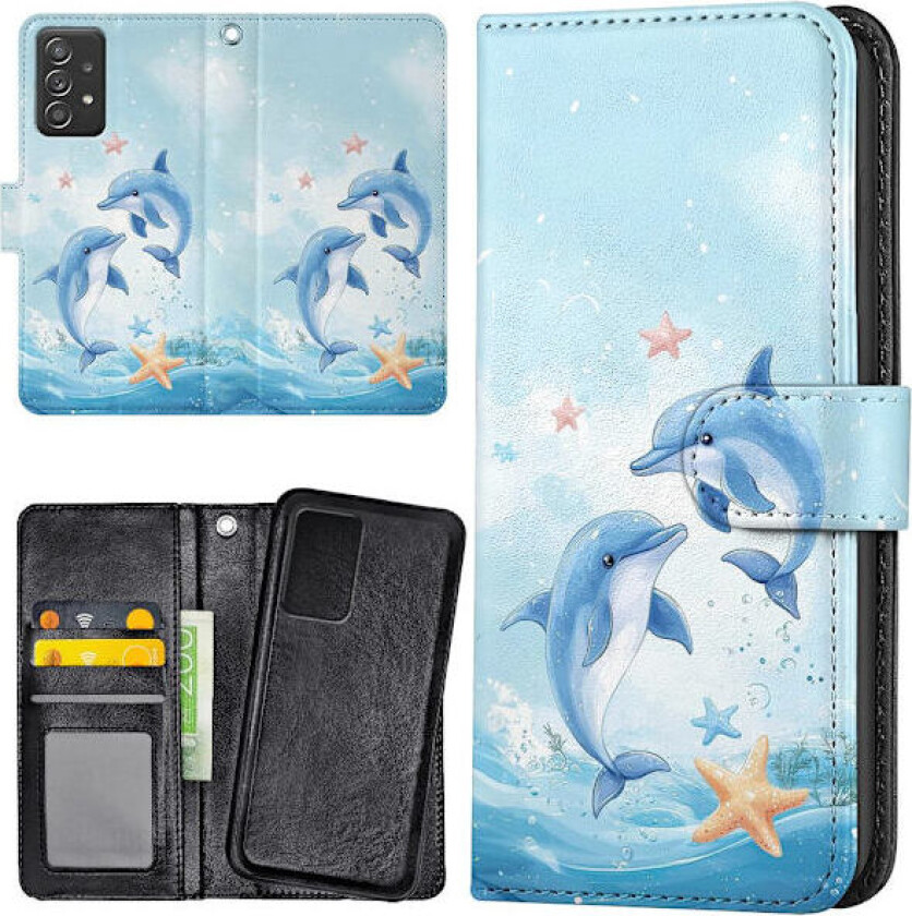 Samsung Galaxy A52/A52s 5G - Lommebok Deksel Dolphins