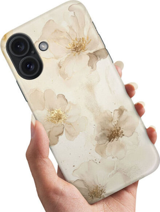 iPhone 16 Plus - Deksel/Mobildeksel Flowers