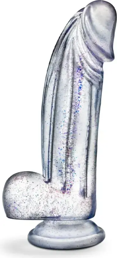 Bling Sparkling Clear Dildo 19 cm