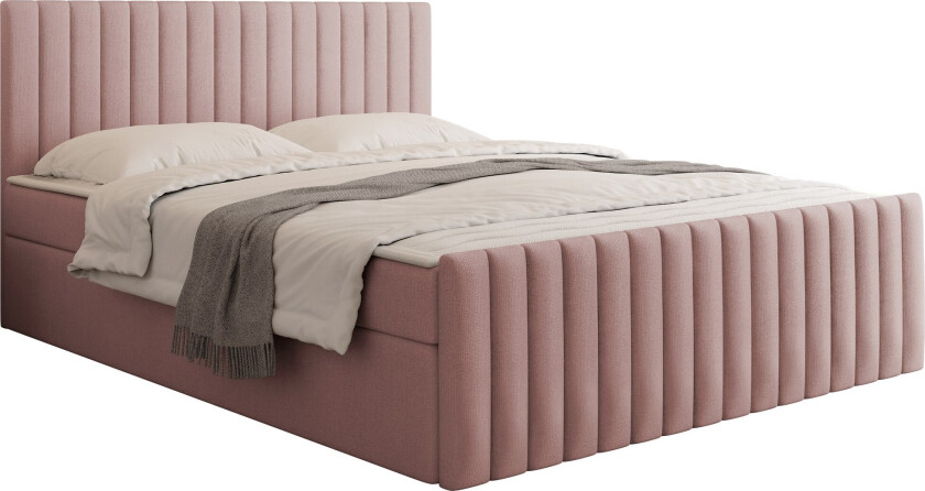 Calrosor Sengepakke Kontinentalseng med Oppbevaring 160x200 cm - Rosa