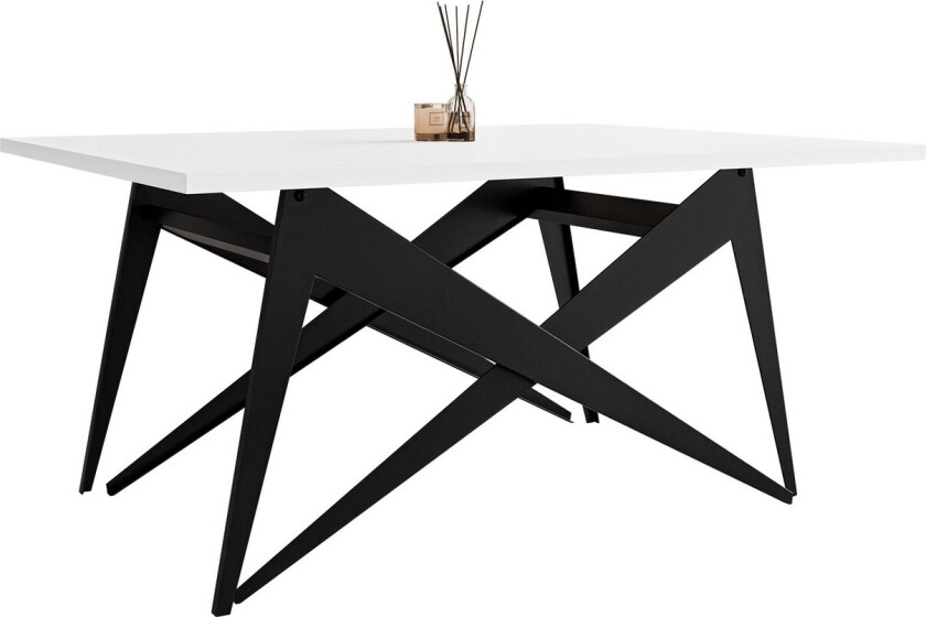 Seyloren Sofabord 90 cm - Svart/Hvit