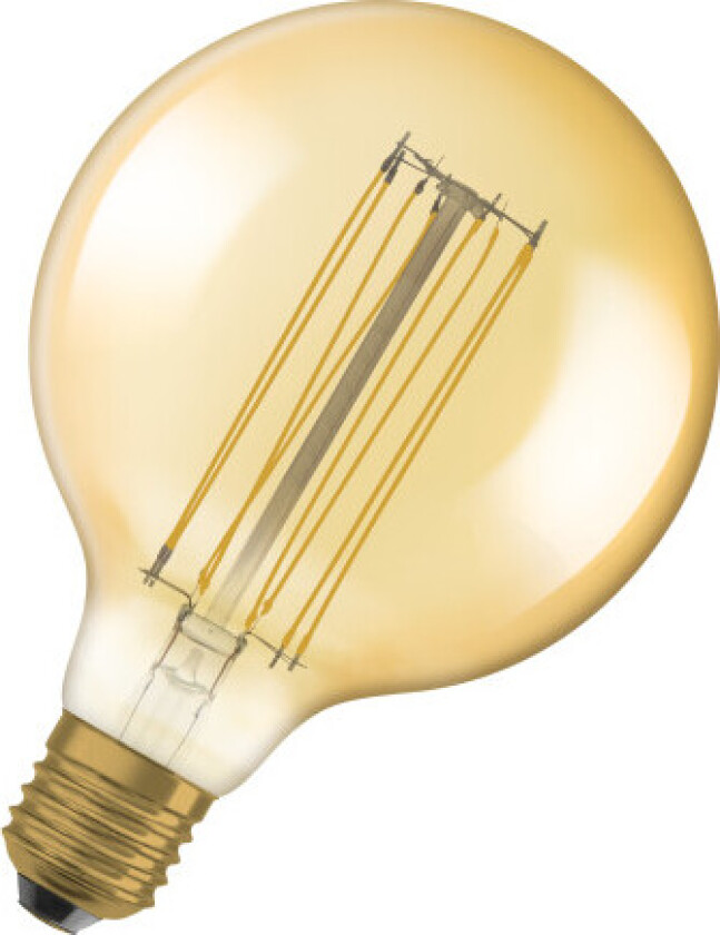 LED-lyspære Vintage 1906 Globe125 8,8W/822 (60W) Gold Dimmable E27