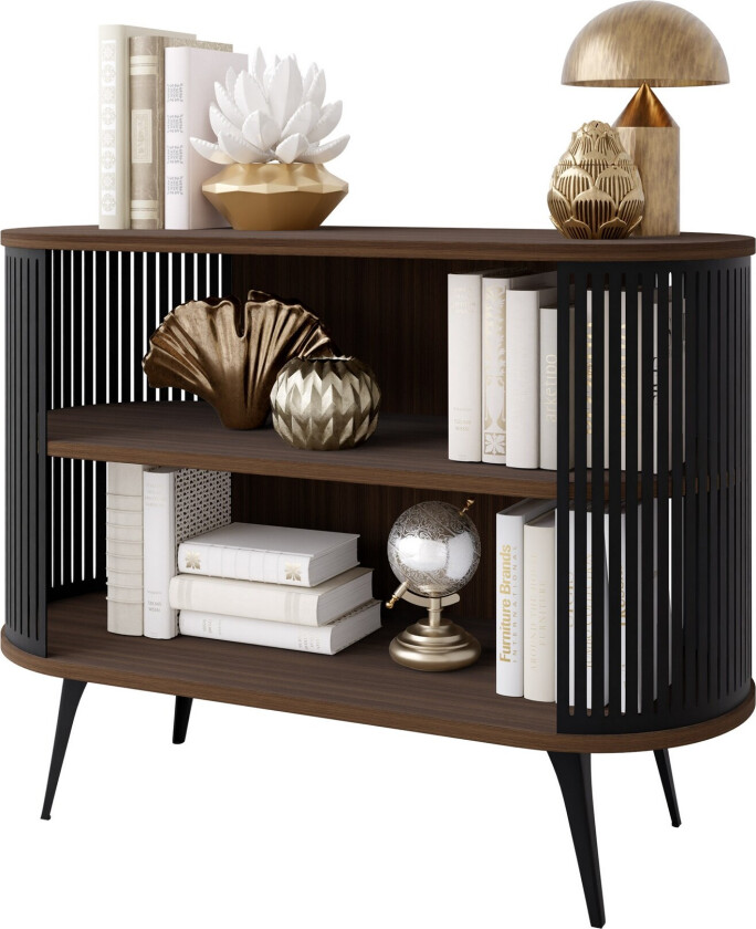 Galia Skjenk 120x40 cm - Svart/Brun