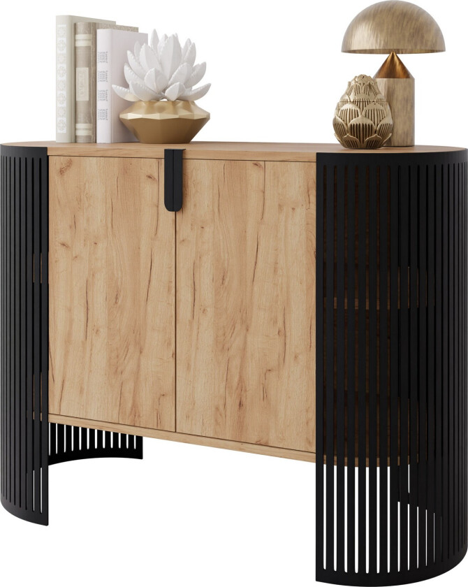 Friend Skjenk 120x40 cm - Svart/Brun