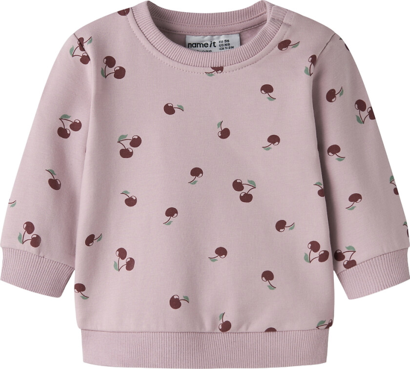 Collegegenser - NbfVimone - Dawn Rosa/Cherry - - 68 - Collegegenser