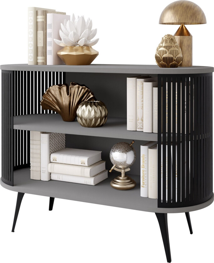 Galia Skjenk 120x40 cm - Svart/Grå