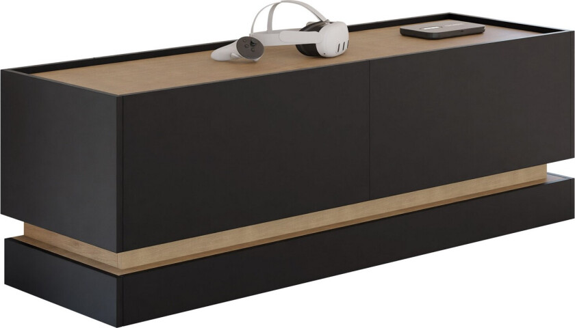 Zelric Tv-bänk 150 cm - Svart
