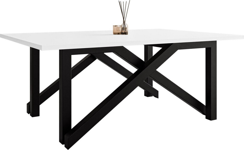 Seyloren Sofabord 100 cm - Hvit/Svart