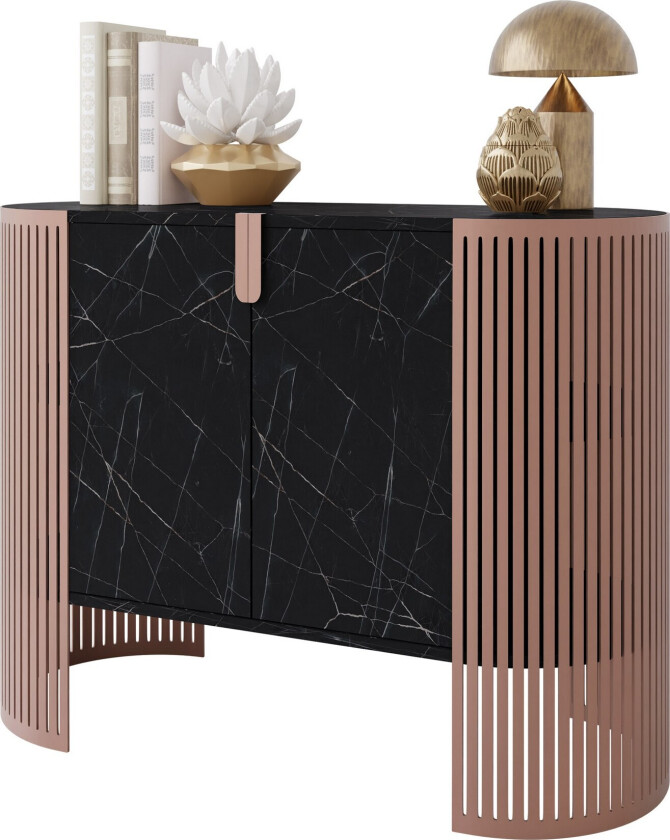 Friend Skjenk 120x40 cm - Rosa/Svart