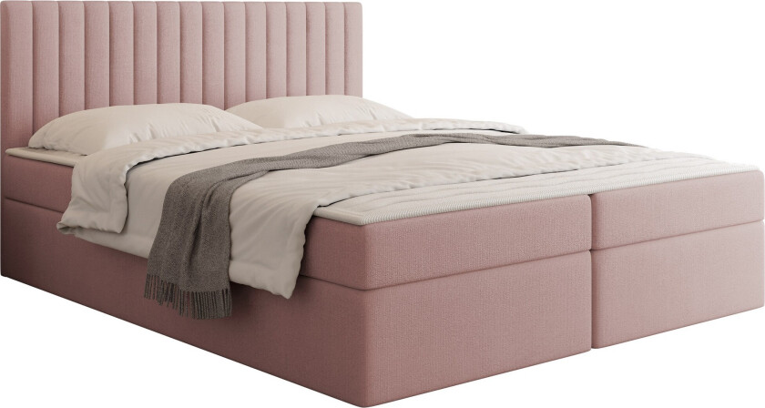 Calrosor Sengepakke Kontinentalseng med Oppbevaring 140x200 cm - Rosa