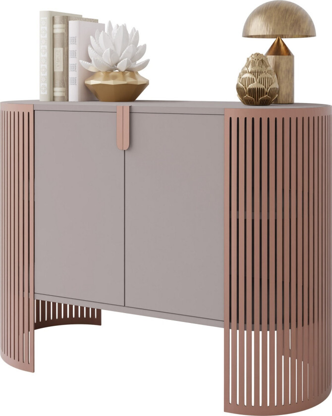 Friend Skjenk 120x40 cm - Rosa/Grå