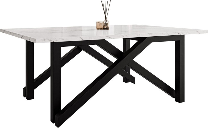 Seyloren Sofabord 100 cm - Hvit/Svart