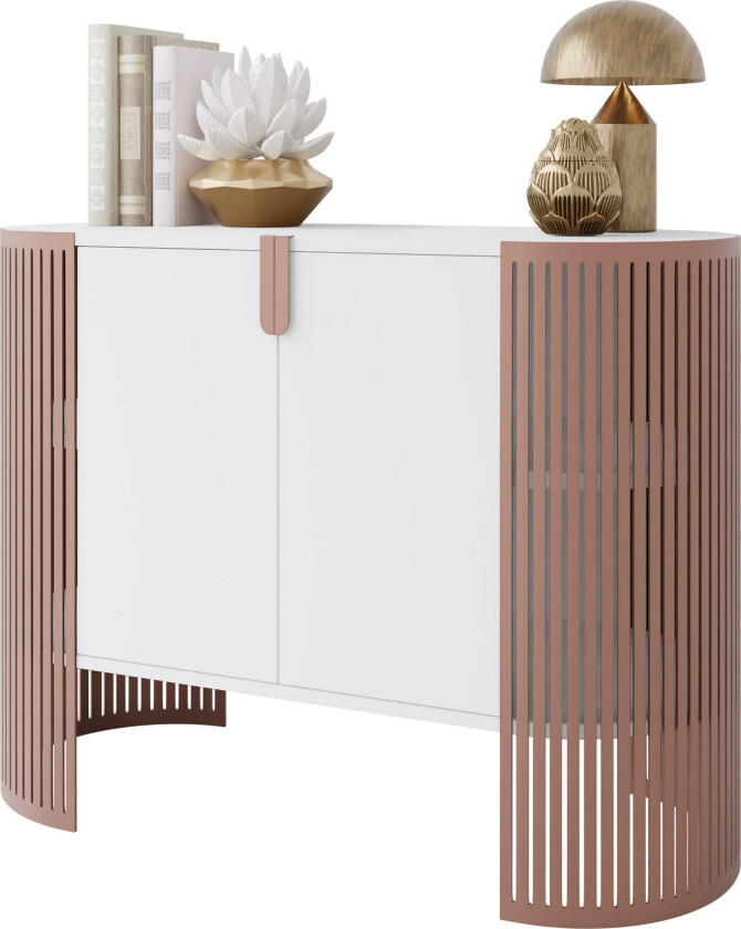 Friend Skjenk 120x40 cm - Rosa/Hvit