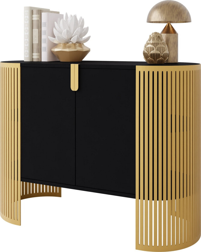 Friend Skjenk 120x40 cm - Gull/Svart