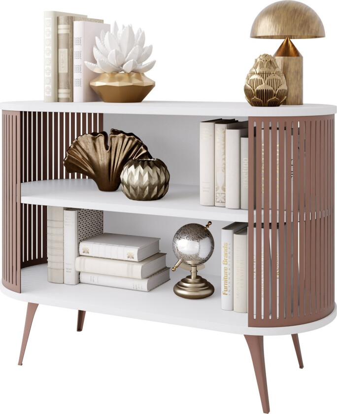 Galia Skjenk 120x40 cm - Rosa/Hvit