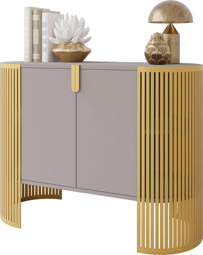 Friend Skjenk 120x40 cm - Gull/Beige