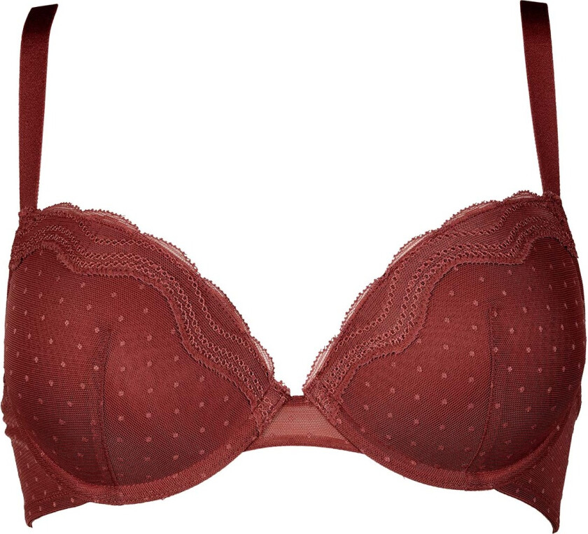 After Eden BH med bøyle, rød, Størrelse: 80E, Kvinner