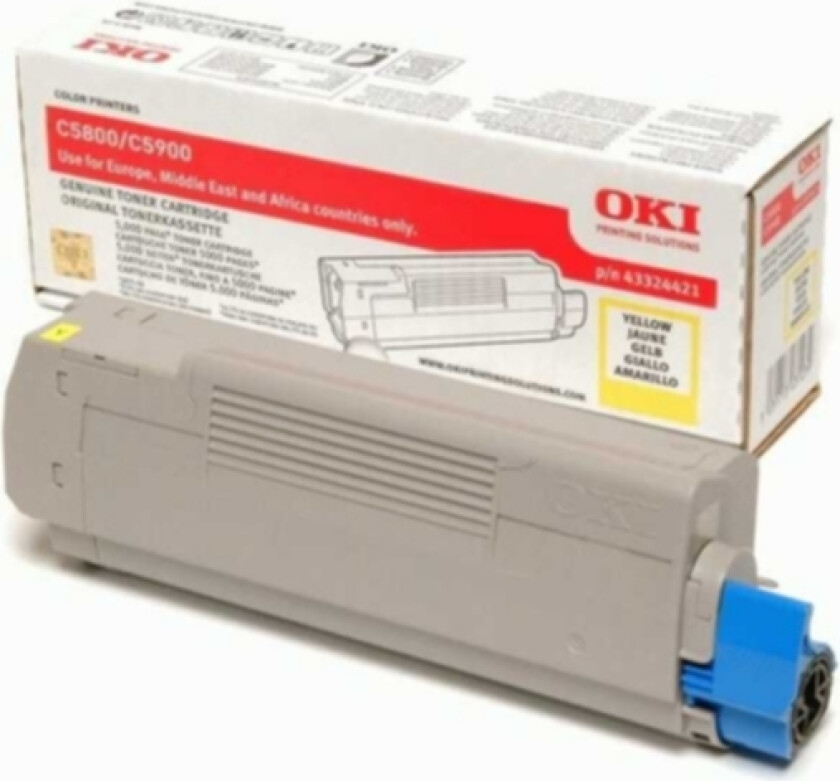 Oki Toner Gul - C5800/5900