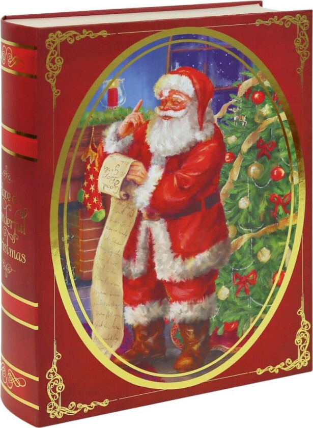Gaveeske Bok Trad Santa Rød 3