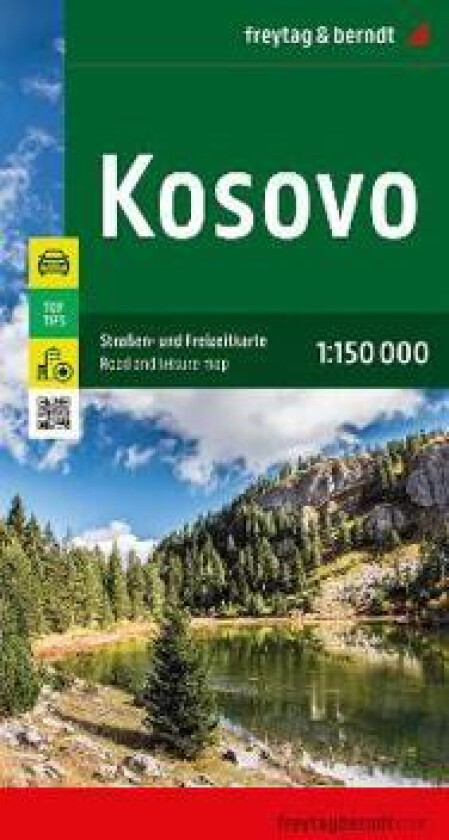 Kosovo Road and Leisure Map
