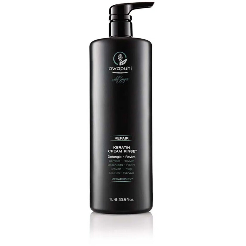 Awapuhi Wild Ginger Keratin Cream Rinse - 1000 ml