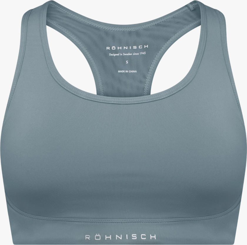 Flattering Mesh Sportsbra - Grønn - Dame - Sports-BH - Middels støtte