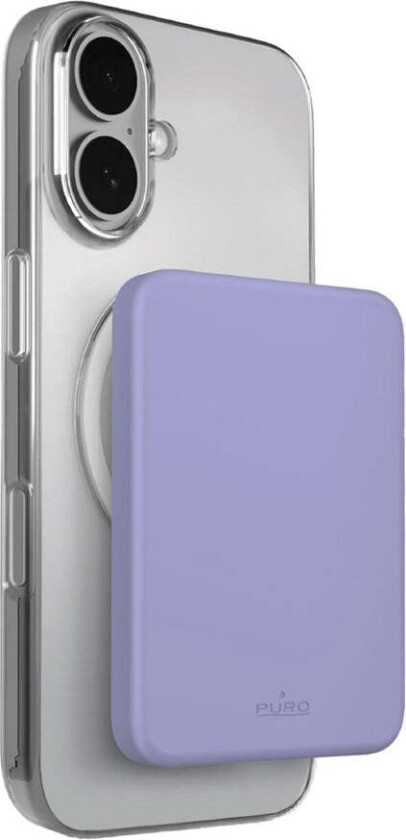 MagSafe Powerbank 4200mAh med USB-C - Lilla