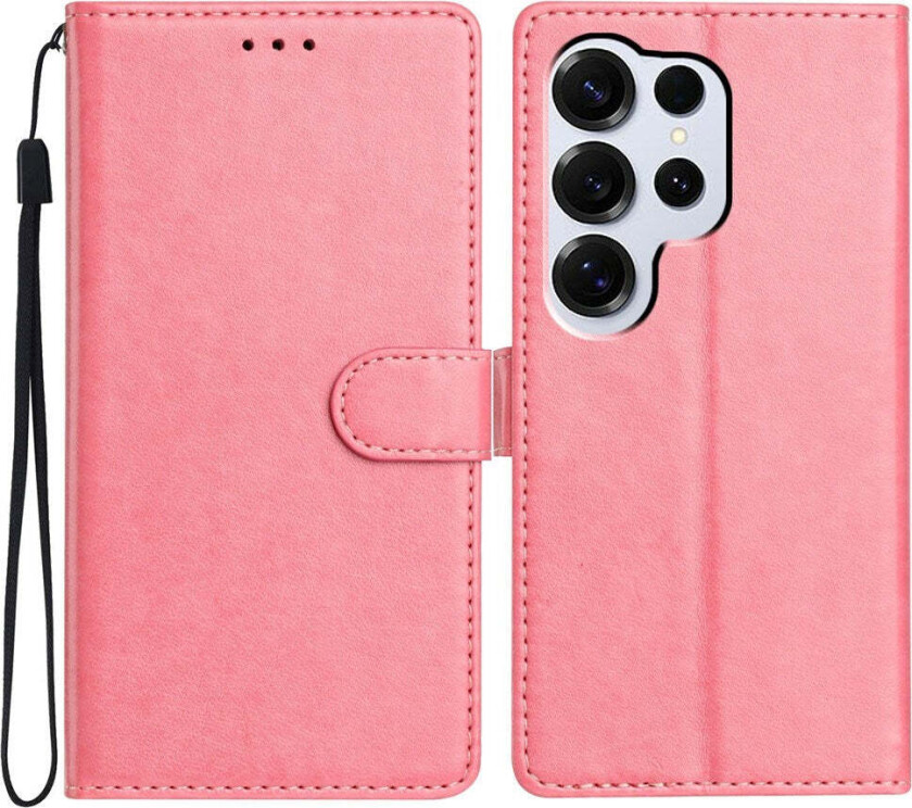 Samsung Galaxy S26 Ultra EIDERWOOD Kunstskinn Deksel med Stropp & Kortholder – Rose Gold