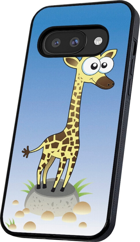 Google Pixel 9A - Deksel/Mobildeksel Tegnet Giraff