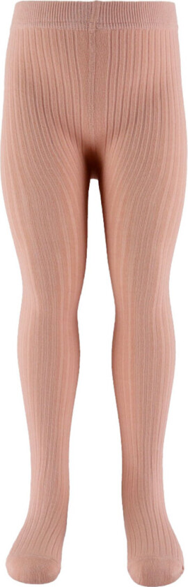 Lil' Atelier Strømpebukser - Rib - NmnIlso - Misty Rose - Lil Atelier - 5-6 år (110-116) - Strømpebukser