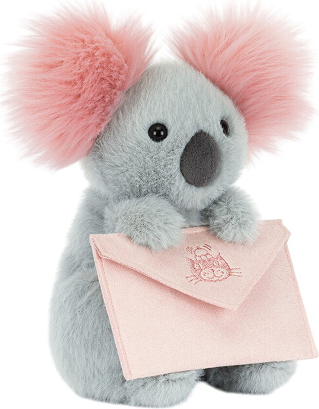 Kosedyr - 20x12 cm - Koala med melding - - OneSize - Kosedyr
