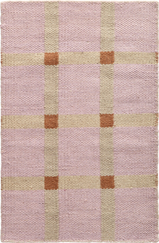 Mosaic Dørmatte 60x90 Cm - Ulltepper Ull Rosa - BLUEMOSA60X90