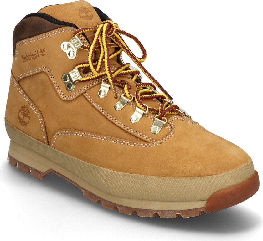 Euro Hiker Mid Lace Up Boot Wheat Nubuck - Brown - 40