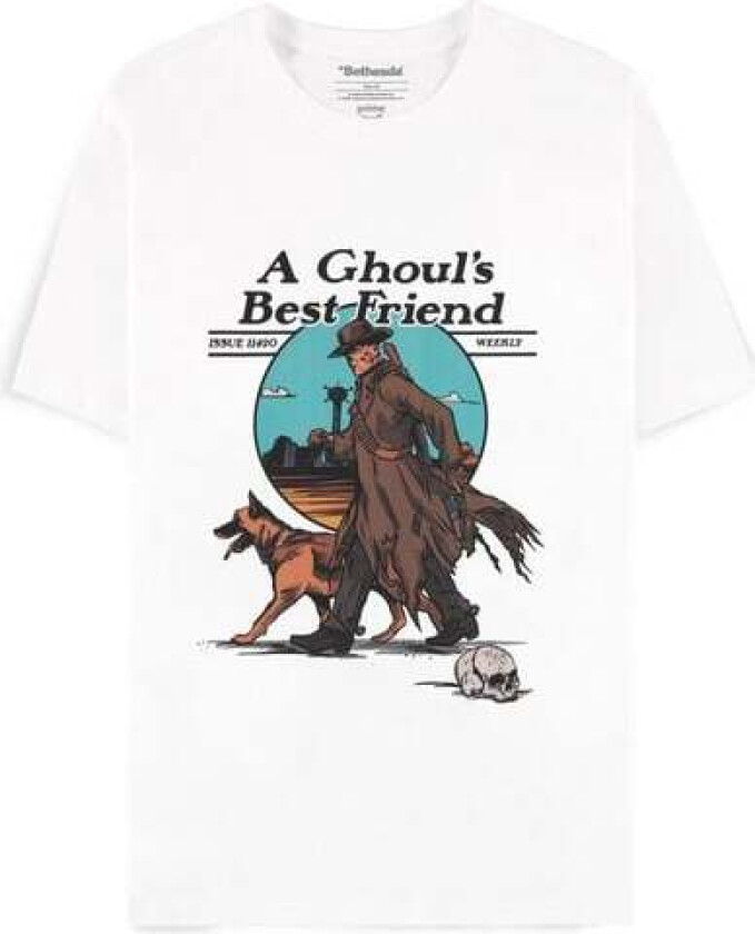 gaming T-skjorte - Ghoul's Bestfriend - S til XXL - Herrer - hvit