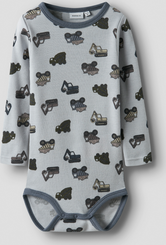 Willow Wool Long Sleeve Body - Grå - Barn - Body