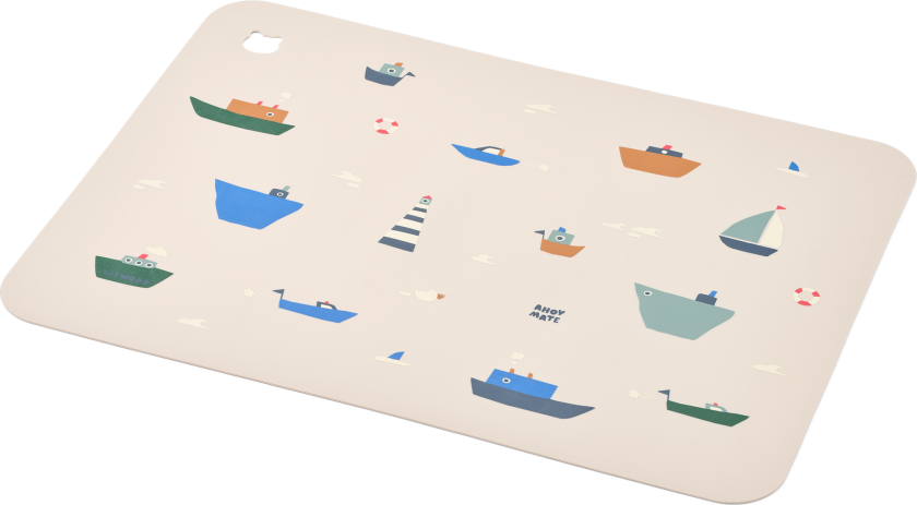 Jude Bordskåner Med Trykk Sailing / Sandy Sailing / Sandy-One Size Kremfarget One Size unisex