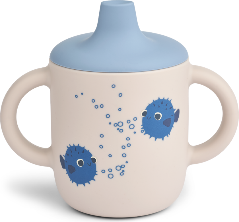 Neil Sippy Cup Pufferfish / Sandy Pufferfish / Sandy-One Size Kremfarget One Size unisex