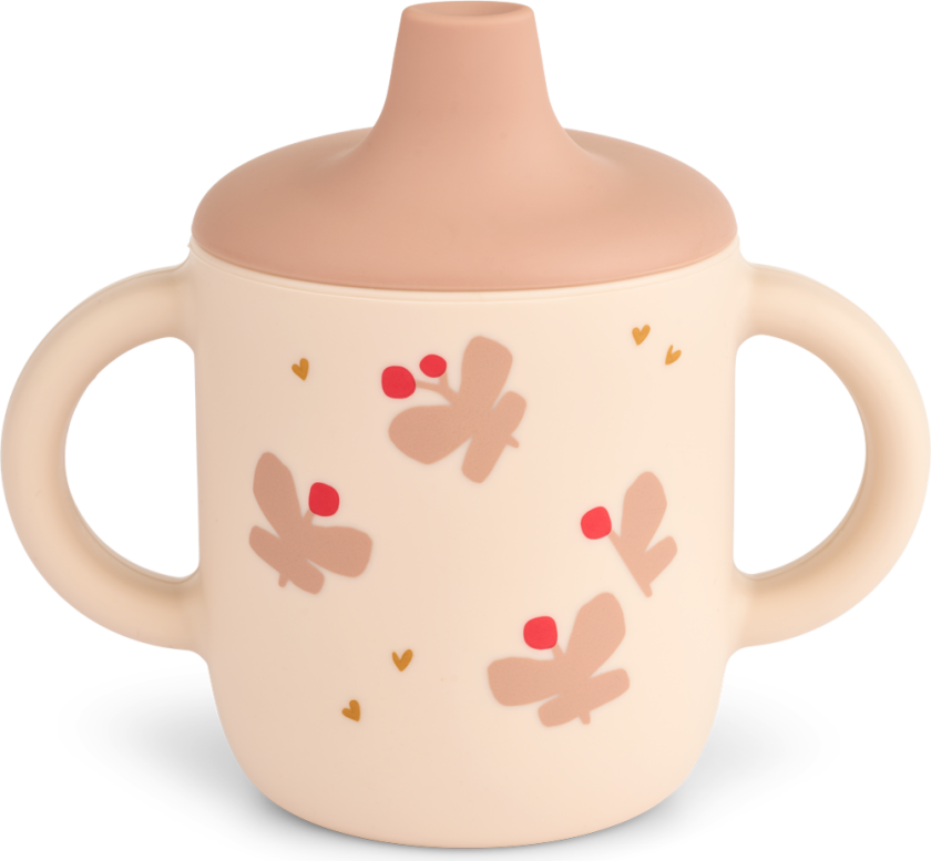 Neil Sippy Cup Butterfly / Apple Blossom Butterfly / Apple Blossom-One Size Rød One Size unisex