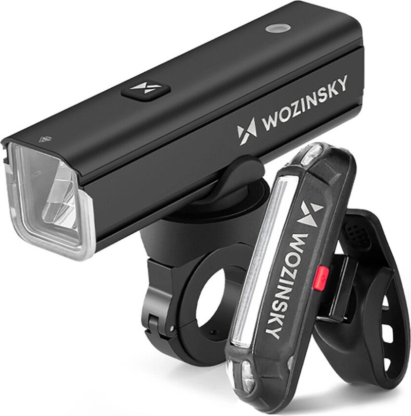 WSBLB3 Sykkellykt foran og bak - 1000lm, USB-C - Svart
