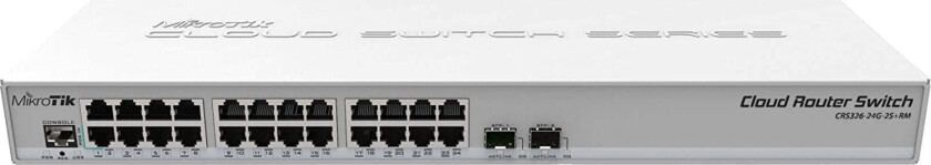 CRS326 Cloud Router Switch - L3, administrert, 24x 10/100/1000
