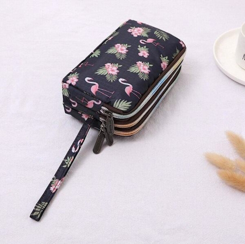 Canvas Lommebok Dame Trendy Håndveske Mini Bærbar Mynt Oppbevaringspose For Utendørs G9d3 004 1stk