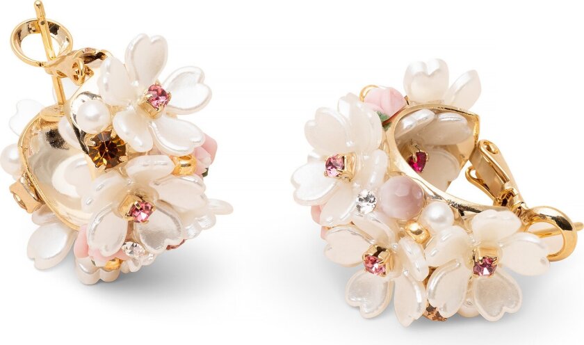 Anastasia earrings Creme / pink