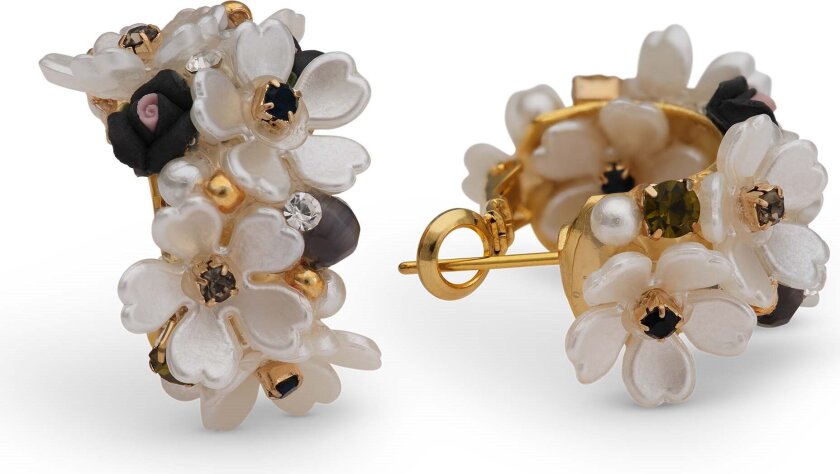 Anastasia earrings Creme / nightfall