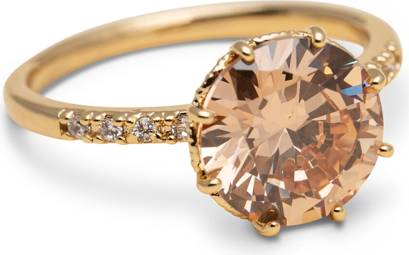 Elenora ring - Champagne Guld 18 mm